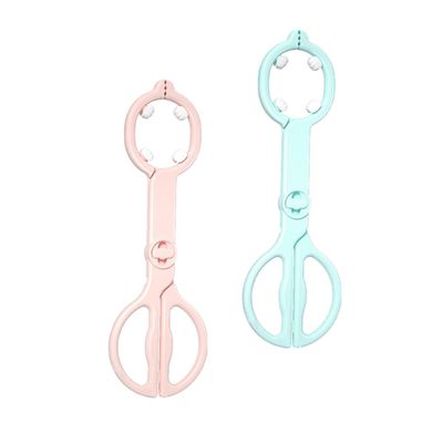 WATIIFUFU 2-Piece Baby Bottle Tongs, PP and TPE, Long Handle, Anti-Scald and Non-Slip Design for Hot Pots and Sterilizers