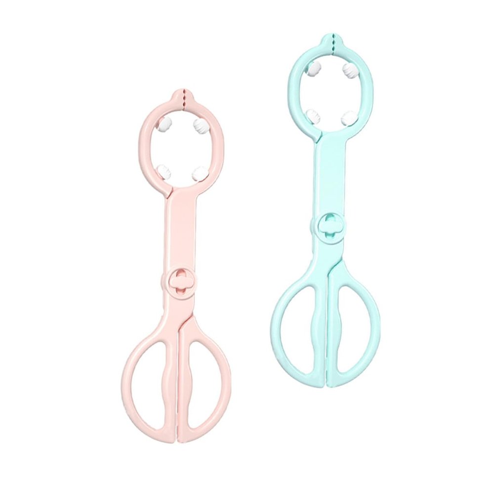 WATIIFUFU 2-Piece Baby Bottle Tongs, PP and TPE, Long Handle, Anti-Scald and Non-Slip Design for Hot Pots and Sterilizers