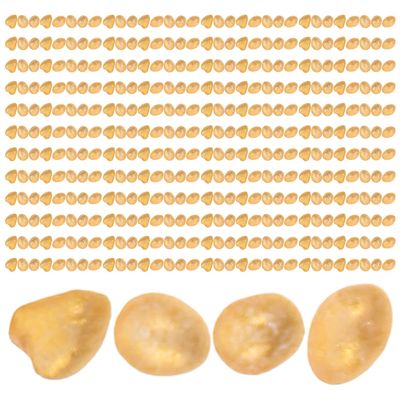 TOYANDONA Mini Golden Fortune Rice Box, Mini Rice Pearls for Feng Shui Wealth Bowls and Prayer Decor