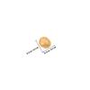 TOYANDONA Mini Golden Fortune Rice Box, Mini Rice Pearls for Feng Shui Wealth Bowls and Prayer Decor view 2