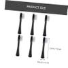 Xqmq X-3 Electric Toothbrush Heads, 6-Pack with Nylon view 2
