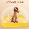 Homoyoyo Non-Slip PP Dog Toilet with Pee Mat for Puppies and Small Dogs view 4
