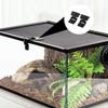 Veemoon 4-Piece Glass Turtle Terrarium Locking System view 4