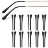 JOOTUEPO 10 Pairs Silicone Eyeglass Temple Sleeves, Soft Anti-Slip Ear Hooks for Thin Metal Frames view 1