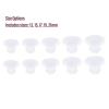 Fafeicy Breast Pump Flange Inserts, 5-Pack, 13/15/17/19/21 mm, Silicone Replacements for M5/M9 Pumps view 2