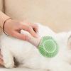 Pet Grooming Brush - Soft Bristle Massaging Tool view 3