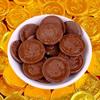 WSYLS Gold Coin Chocolate Snacks for Halloween, Christmas Gifts, New Year, Wedding Decor, Dubai Chocolate (400 g) view 3