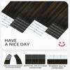 Youngsmile Invisible Tape Extensions, Human Hair, Balayage #1B/4/27, 40 g, 45 cm view 3