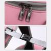 KIXZSAZ Transparent Travel Carrier for Birds, Removable Breathable PC Capsule, Black view 3