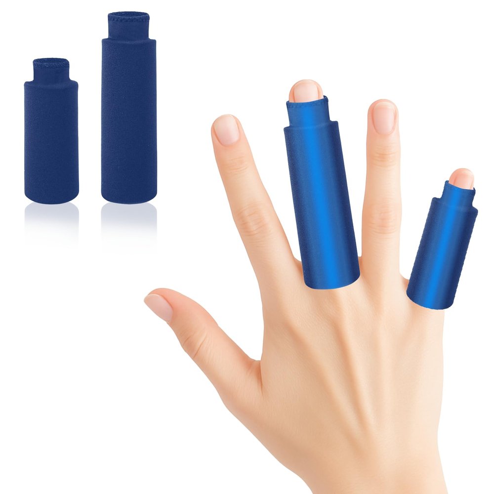2-Piece Finger Gel Cold Packs (One Long, One Short, Blue)