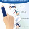 2-Piece Finger Gel Cold Packs (One Long, One Short, Blue) view 4