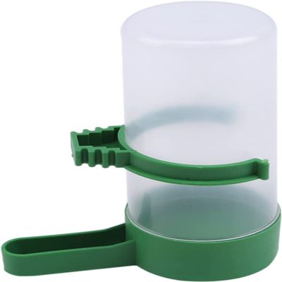Pet Food Dispenser, Round, Bird Water Feeder for Sparrows, Parrots