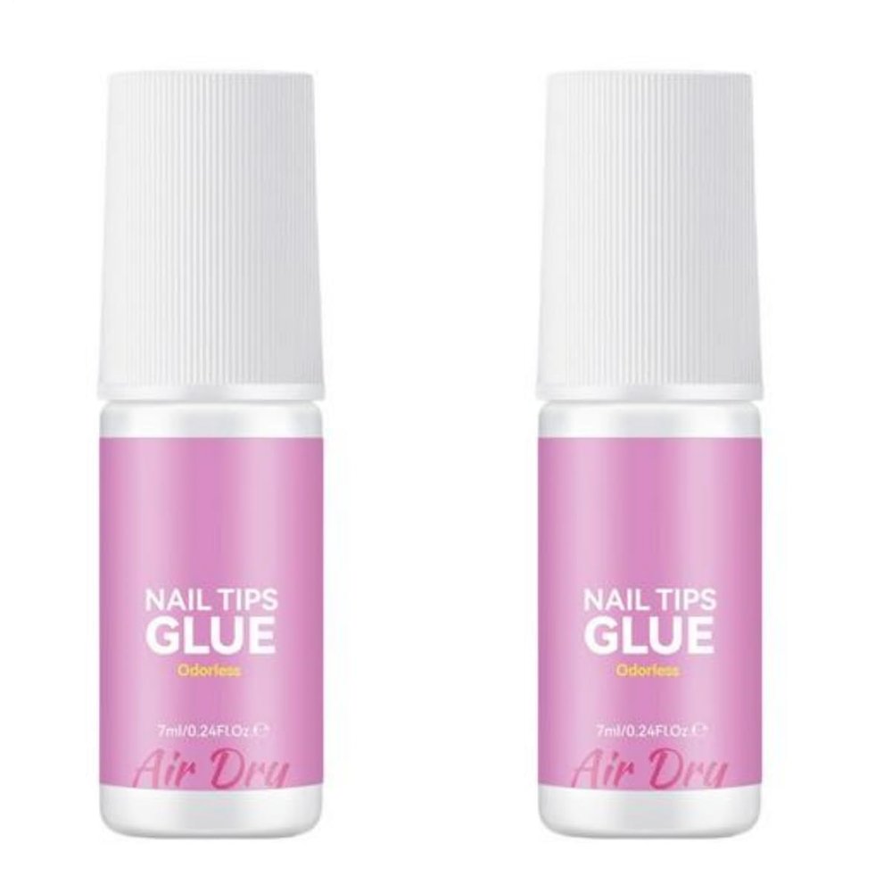 2 x 7 ml Nail Glue Gel for Tips and Press-On Nails