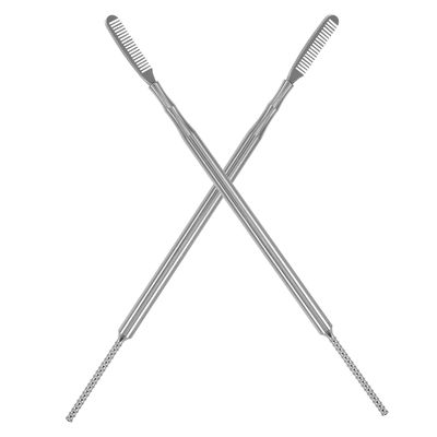 VICASKY 2-Piece Stainless Steel Eyelash Comb and Lash Separator