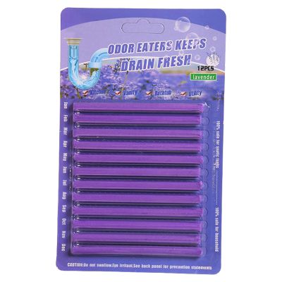 Drain Cleaner Sticks, 12-Pack, 20 cm, Odor Neutralizer