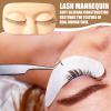 Eyelash Training Mannequin Head, Soft Realistic Silicone Model view 2