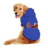 Christmas Reindeer Santa Dog Sweater, Black, L view 2