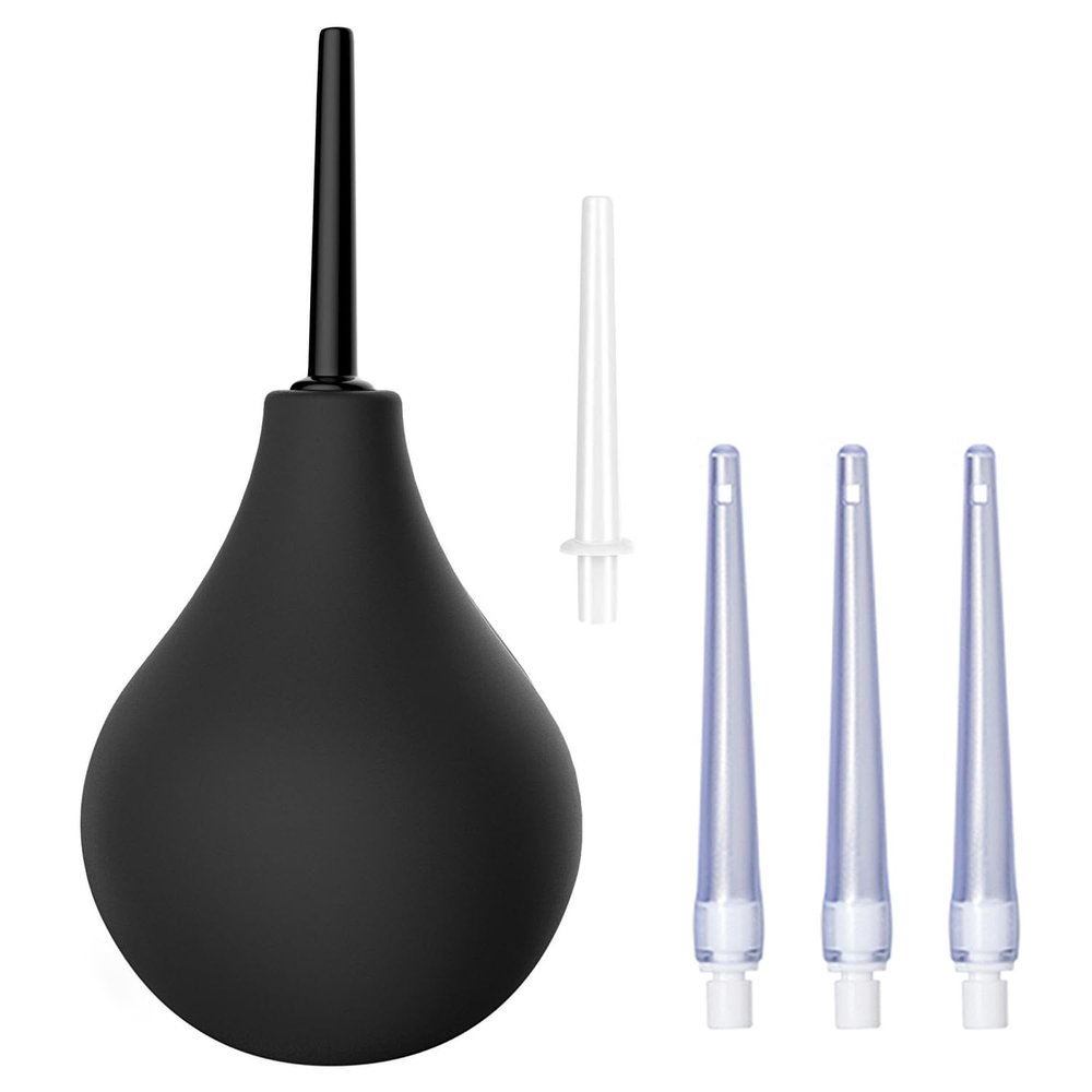224 mL Soft Silicone Intimate Douche with 5 Nozzles