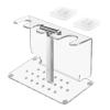 Generic Transparent Razor and Brush Stand, Space-Saving view 1