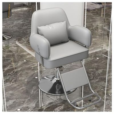 Salon Styling Chair with Hydraulic Pump and 360° Swivel