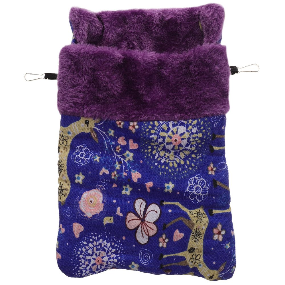 Homoyoyo Hanging Pet Bed for Kittens, Warm Winter Bed, Blue