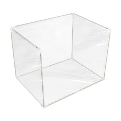 High-Sided Clear Cat Litter Box Splash Guard Training Kit