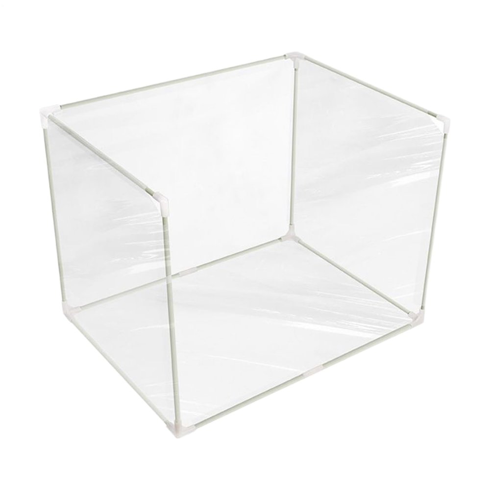 High-Sided Clear Cat Litter Box Splash Guard Training Kit