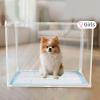 High-Sided Clear Cat Litter Box Splash Guard Training Kit view 2