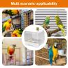 Parakeet Bird Bath and Cage Feeder, 2-in-1 Pull-Out Design view 4