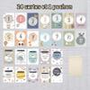 FloraVigo Set of 24 Baby Milestone Cards from Birth to First Birthday view 2
