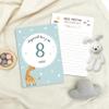 FloraVigo Set of 24 Baby Milestone Cards from Birth to First Birthday view 3