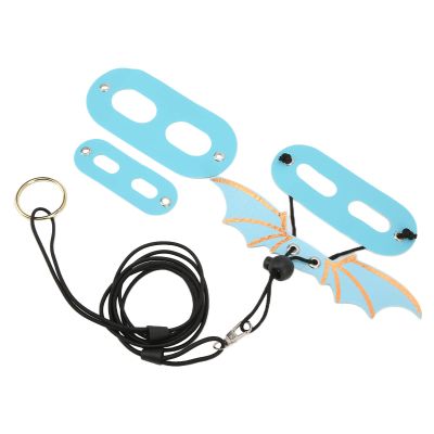 AKLOSIPY Blue Lizard Leash and Harness Set with Christmas Hat and Scarf for Bearded Dragons and Small Reptiles