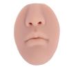 5D Silicone Nose and Mouth Model, Soft Realistic Lip Piercing Practice Model, Brown view 1
