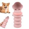 Portable Water Bottle for Dogs, Leakproof Foldable Drinking Bowl view 1