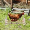 Homoyoyo Beige Chicken-Shaped Perch Stand for Poultry view 4