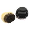 VALICLUD 2-Pack Multifunctional Beard Brushes for Men, Black and Beige view 1