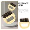 Hohopeti 2-Piece Men's Beard Brushes with Ergonomic Handles and Sturdy Bristles view 3