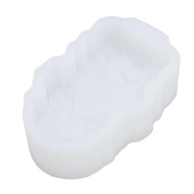 Dpofirs Silicone Ice Pop Mold with Flower Design