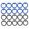 Veemoon 20 Pack Silicone Dog Tag Mute Rings view 1