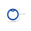 Veemoon 20 Pack Silicone Dog Tag Mute Rings view 2