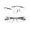 Banogalle Zoom Reading Glasses, Sporty Progressive Auto-Focus Glasses with Blue-Light Protection for Presbyopia (Clear-5, 1.0x) view 1