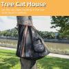 Generic Large Hanging Hammock for Cats, Mesh Sleeping Cave view 2