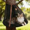 Generic Large Hanging Hammock for Cats, Mesh Sleeping Cave view 3