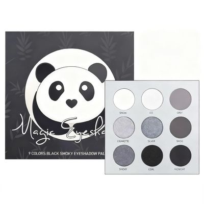 9-Color Brown Eyeshadow Palette, Matte and Shimmer