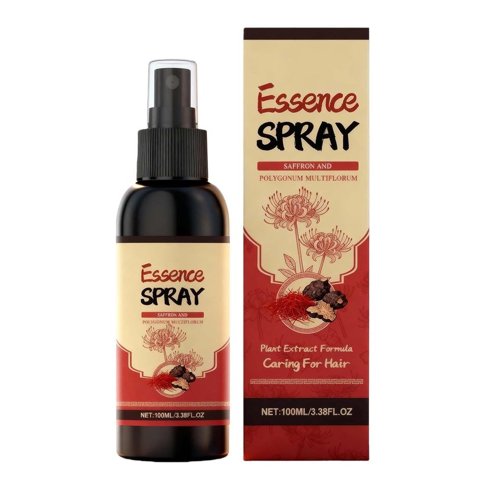 Saffron Hair Darkening Spray with Polygonum Multiflorum, 100 ml