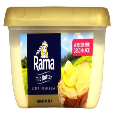 Rama Margarine with Butter, Unsalted, 8-Pack (8 x 225 g)