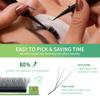 GLAMLASH 3D W Lash Extensions, Premade Fans, Volume (3D, 0.07, C, 15 mm) view 2