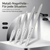Makartt Metal Nail Files – Sapphire File Set, Fine/Coarse, 4 Sizes view 2