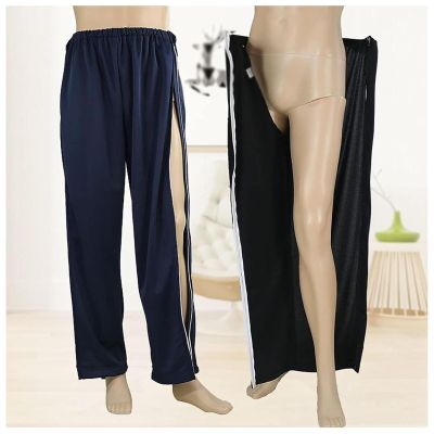 Patient Incontinence Catheter Pants, Reusable Clothing, Blue, M