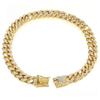 Pesoncarl Cuban Link Dog Collar, 17.7 in, Gold-Tone Diamond Chain view 3
